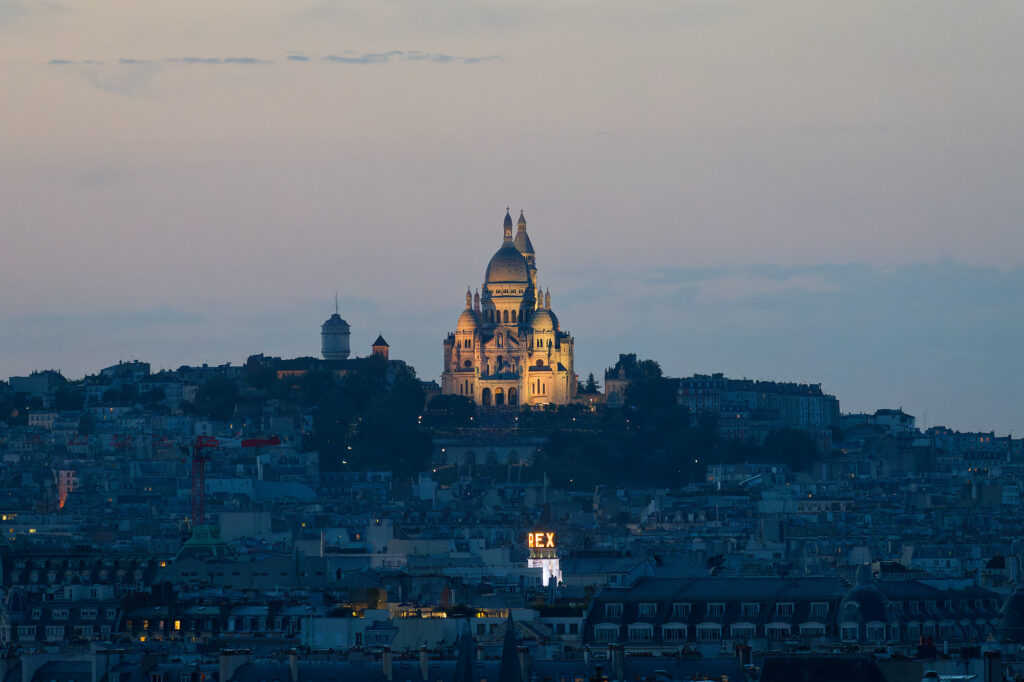 depuis le toit de l'Hôtel de ville